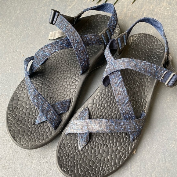 CHACO blue Men’s sandals size 13 - Picture 2 of 5